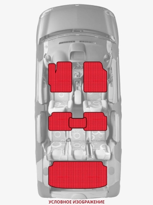 ЭВА коврики «Queen Lux» комплект для Volkswagen Passat