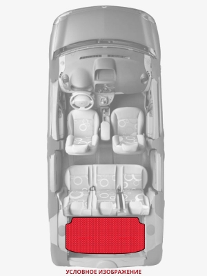 ЭВА коврики «Queen Lux» багажник для Toyota Prius Plug-in Hybrid